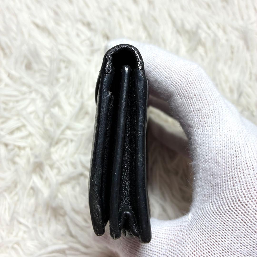 【バレンシアガ 】499201 ペーパー レザー 名刺入れ カードケース 黒