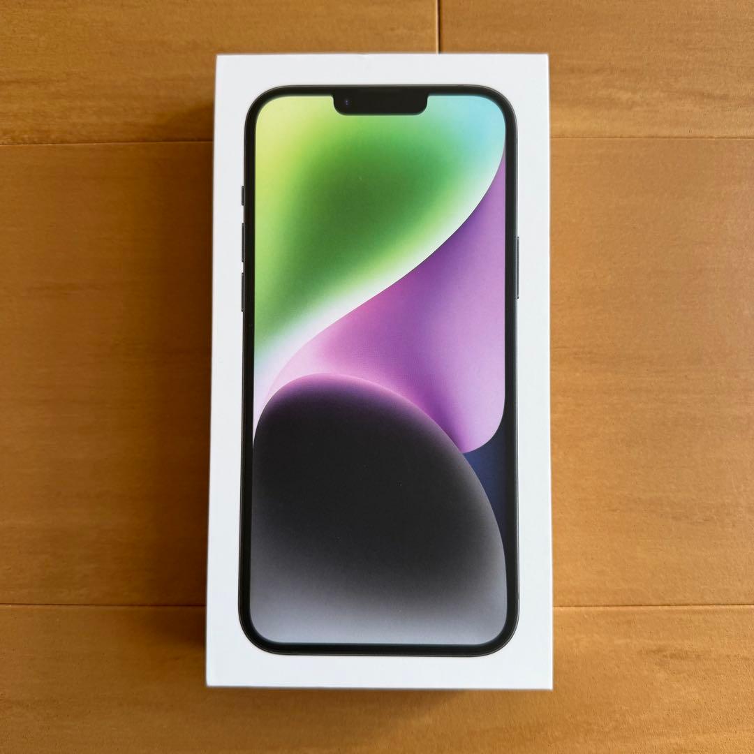 iPhone 14 plus 256GB ミッドナイト magsafe ケース付