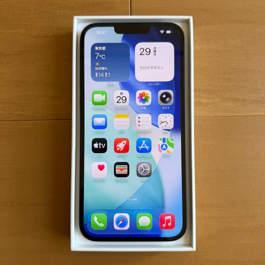 iPhone 14 plus 256GB ミッドナイト magsafe ケース付