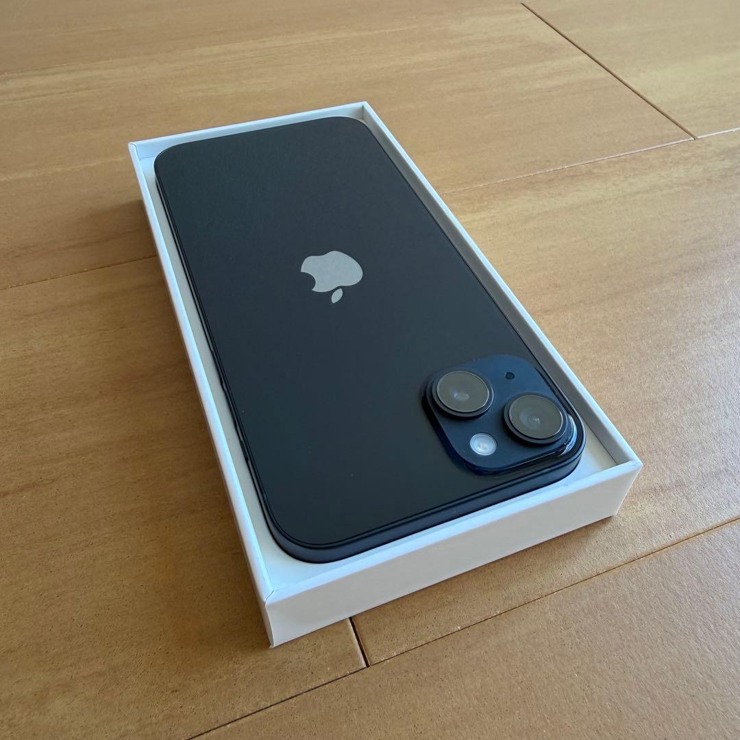 iPhone 14 plus 256GB ミッドナイト magsafe ケース付