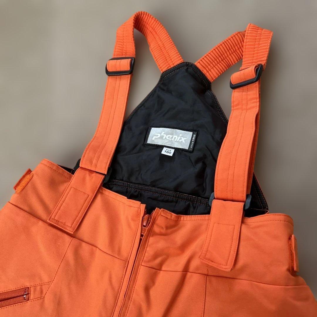 Phenix 子ども用スキーウェア 黒/オレンジ　160