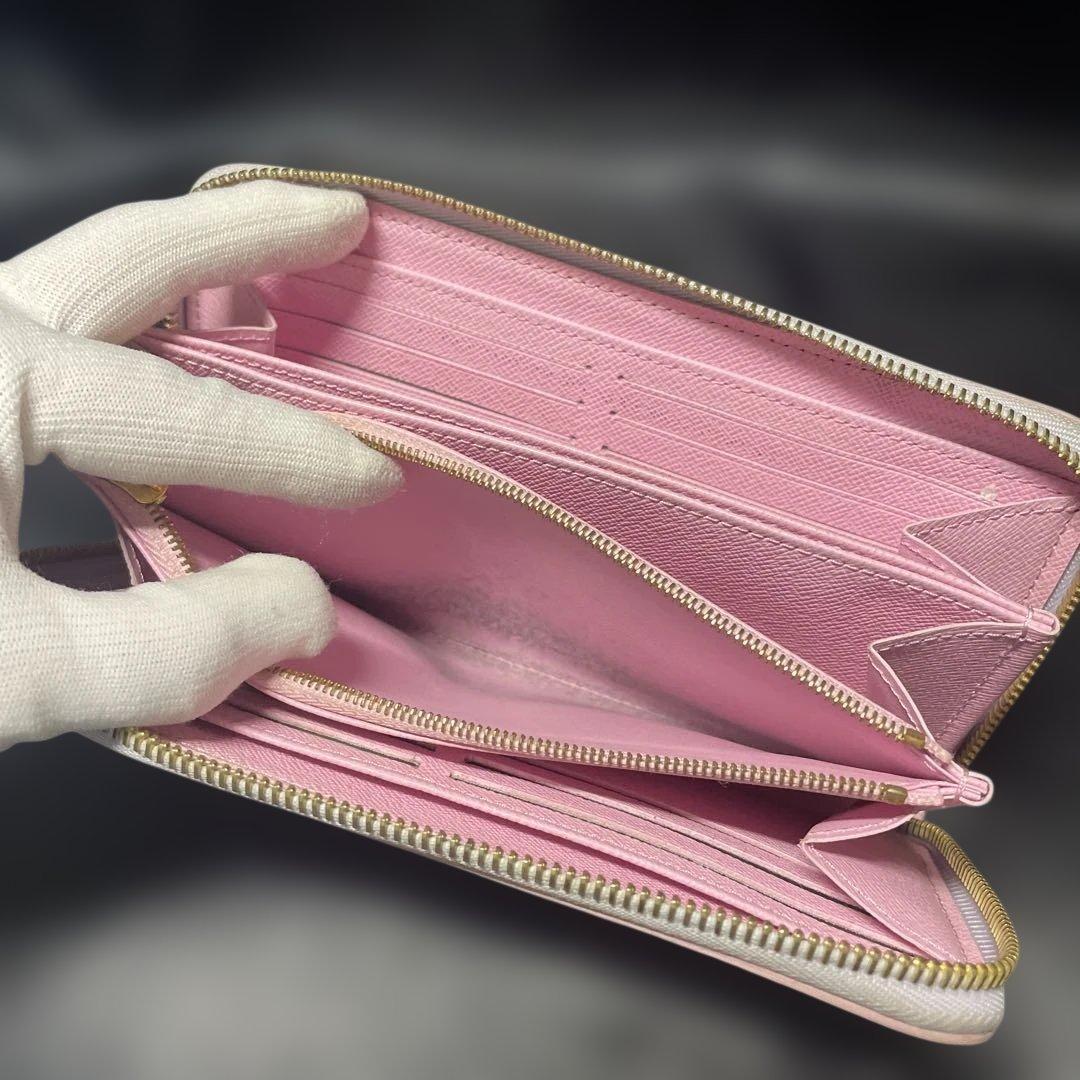 Louis Vuitton 長財布 ジッピーウォレット　ピンク紫グラデーション