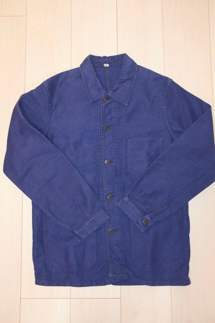 フレンチワークジャケット モールスキン ヴィンテージ ユーロ 40s 50s