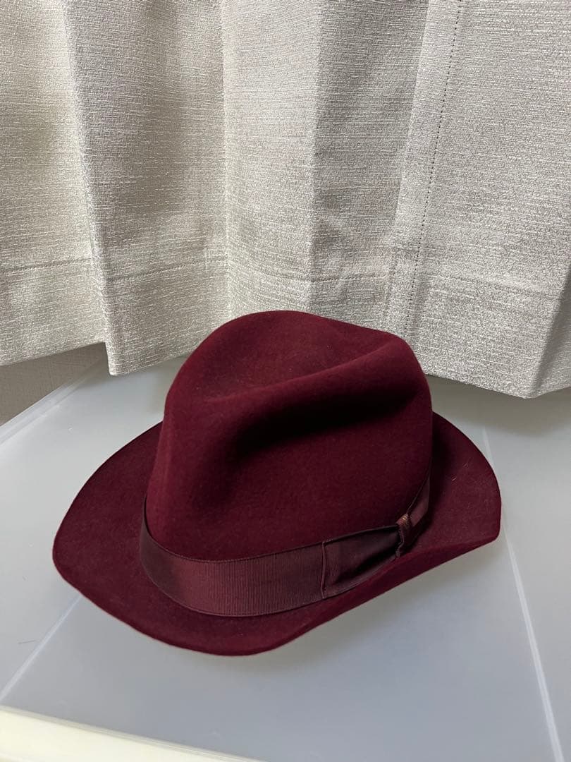 ⭐️激レア ボルサリーノ　CA'LA バーガンディ ラビット　 375個限定モデル