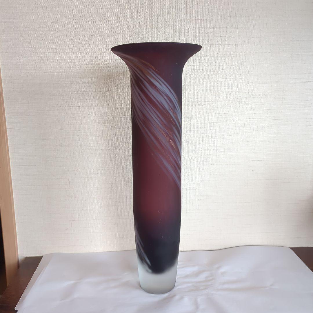 ガラス花器　華道生け花　池坊立花　立花新風体