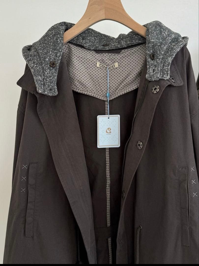 COYSEIO WASHED MILITARY ジャケット ダークグレー