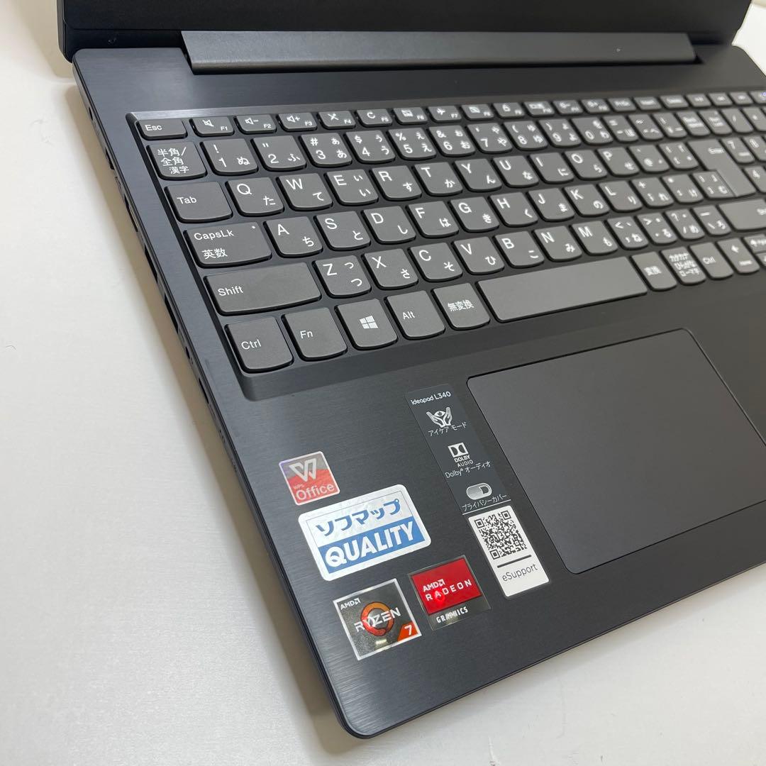 #619 レノボ ideapad L340 Ryzen 7 3700U 8GB