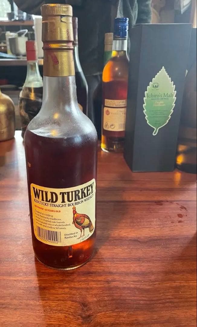 【未開栓】WILDTURKEY ワイルドターキー　8年　40年前流通