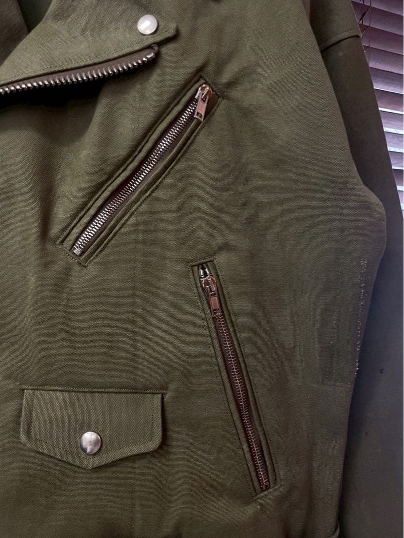 READYMADE MOTORCYCLE JACKET サイズ1カーキ