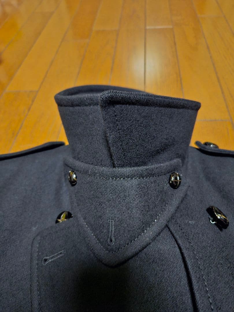 Dolce & Gabbana 黒 ダブルブレスト ピーコート