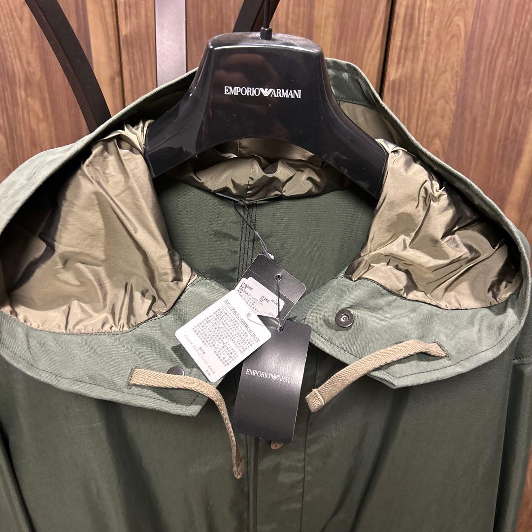 EMPORIO ARMANI オリーブ モッズコート