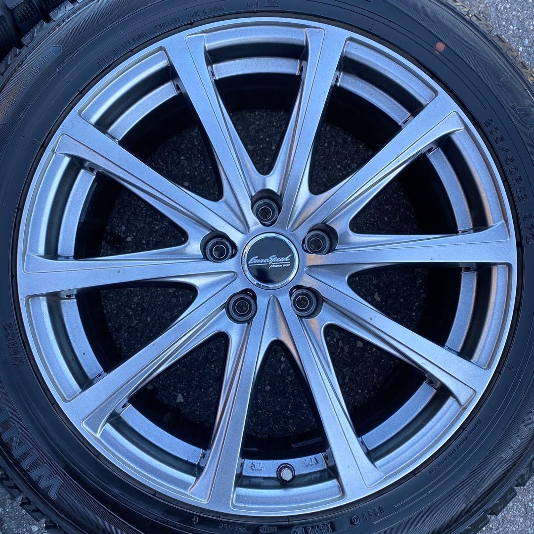 中古溝ありダンロップスタッドレスセット235/50R18 30系アルファード等