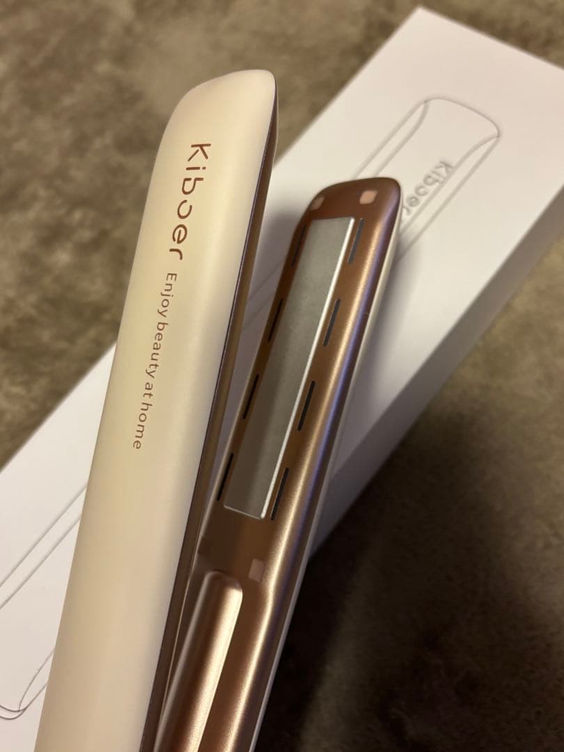 Kiboer超音波トリートメントアイロン　髪質改善 トリートメント導入器