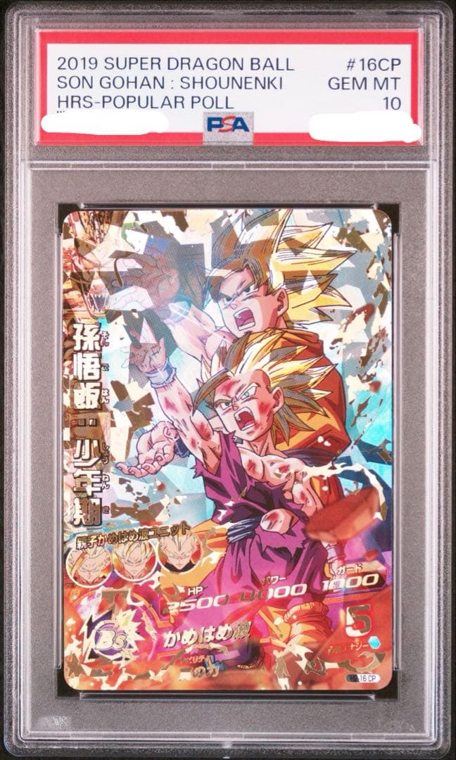 コ*ナ様 PSA10 孫悟飯 [H2-16 CP] 世界44枚