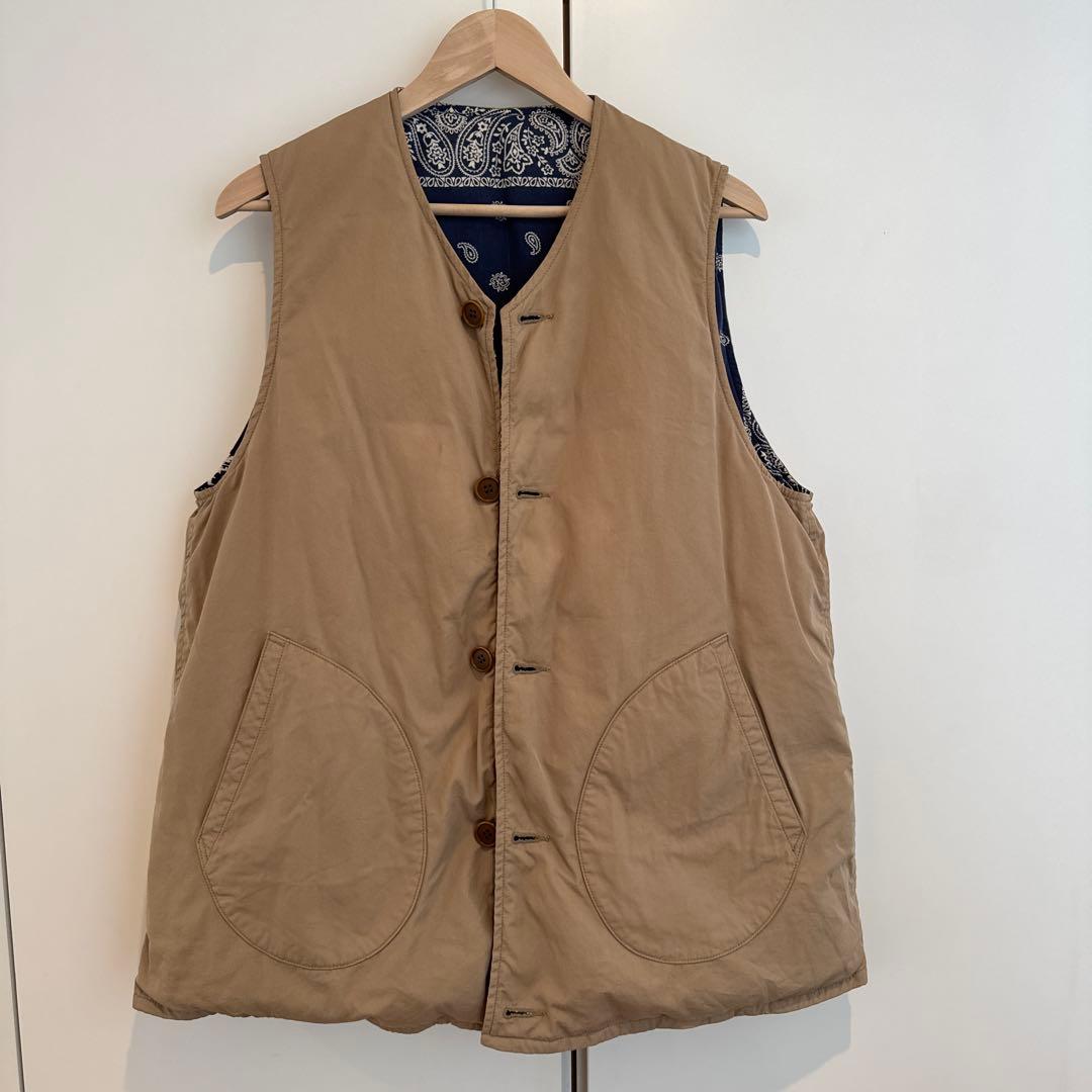 トップス visvim FW20 KORA DOWN VEST (C/NY) 3