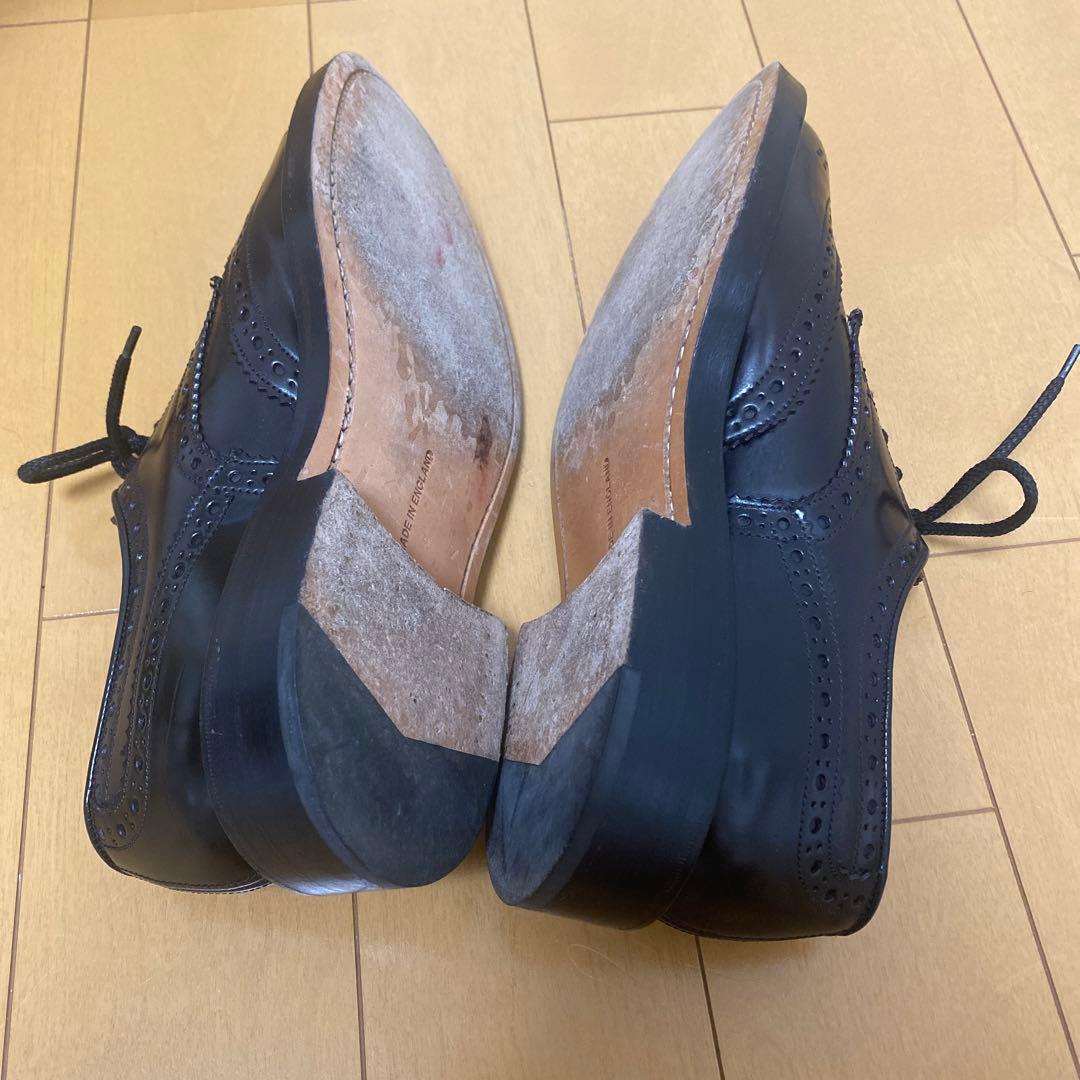 美品　Tricker's バートン コードバン uk7 バーガンディ