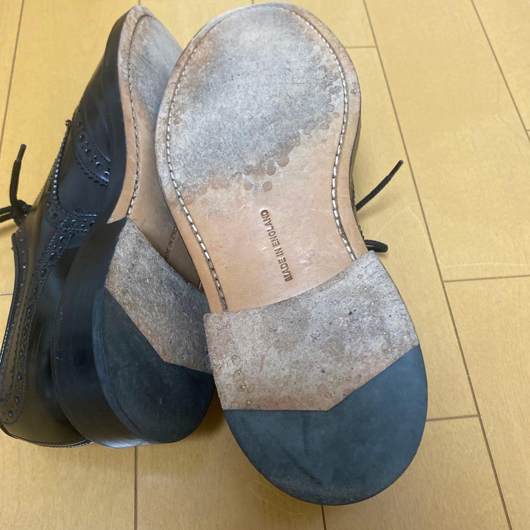 美品　Tricker's バートン コードバン uk7 バーガンディ