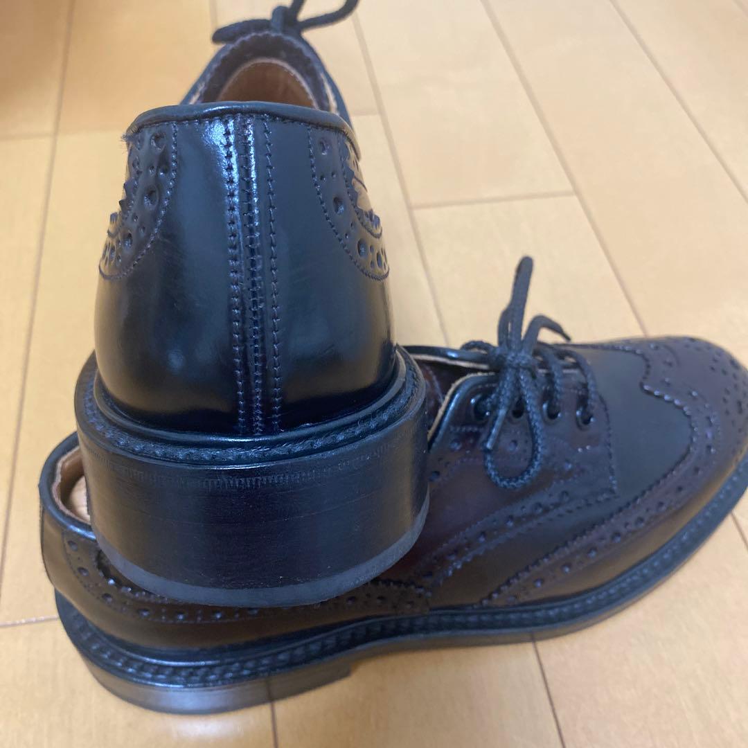 美品　Tricker's バートン コードバン uk7 バーガンディ