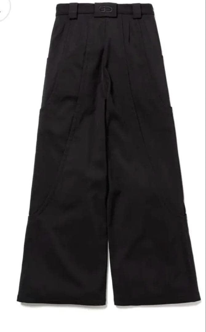 パンツ GOAT ESSENCE TUCK WIDE PANTS size2 black