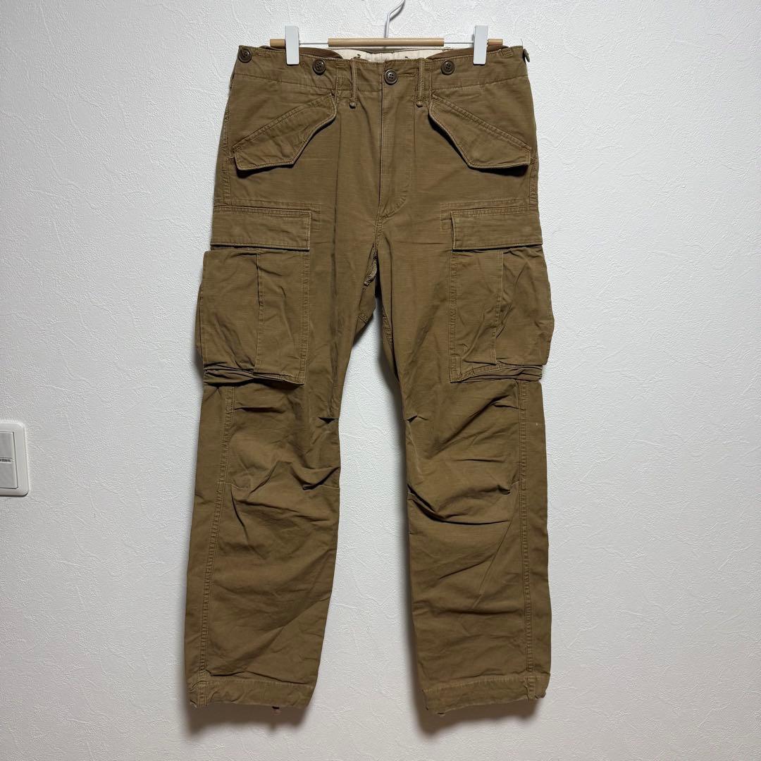 RRL ダブルアールエル コットン ミリタリー カーゴパンツ W29 L30