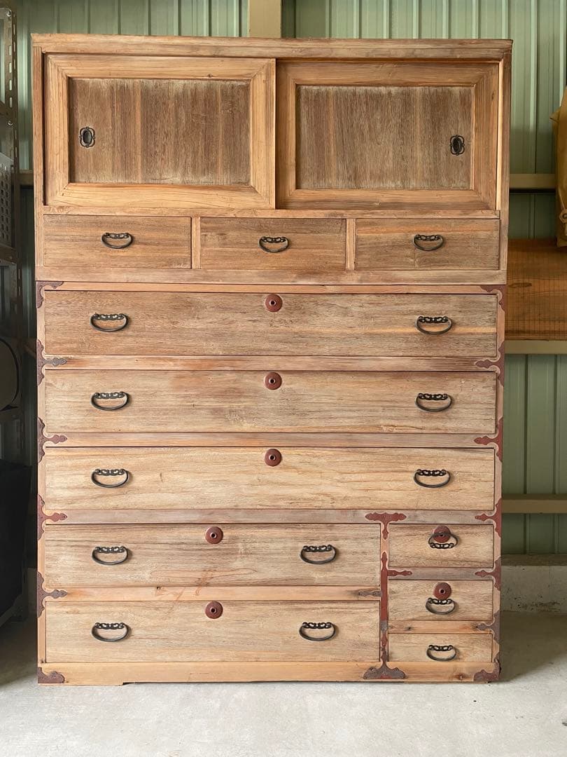 和風チェスト 11の引き出し 桐箪笥　インテリア