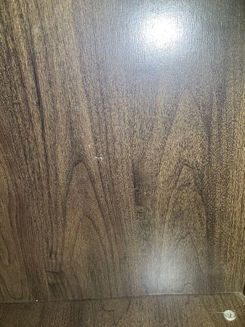 送料無料　ミラー付き木製　ワードローブ/洋服ダンス/クローゼット