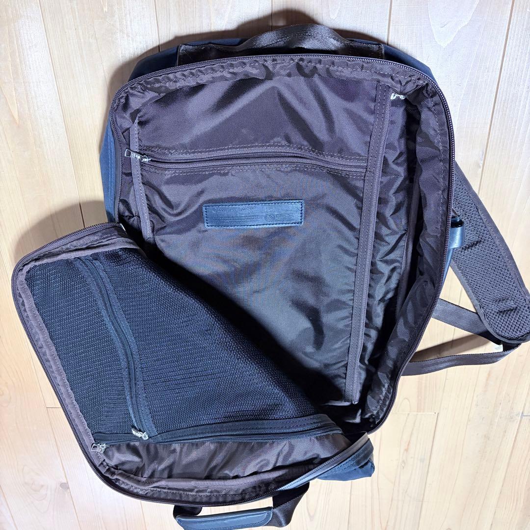 マスターピース STREAM 2wayブリーフケース　ネイビー　美品