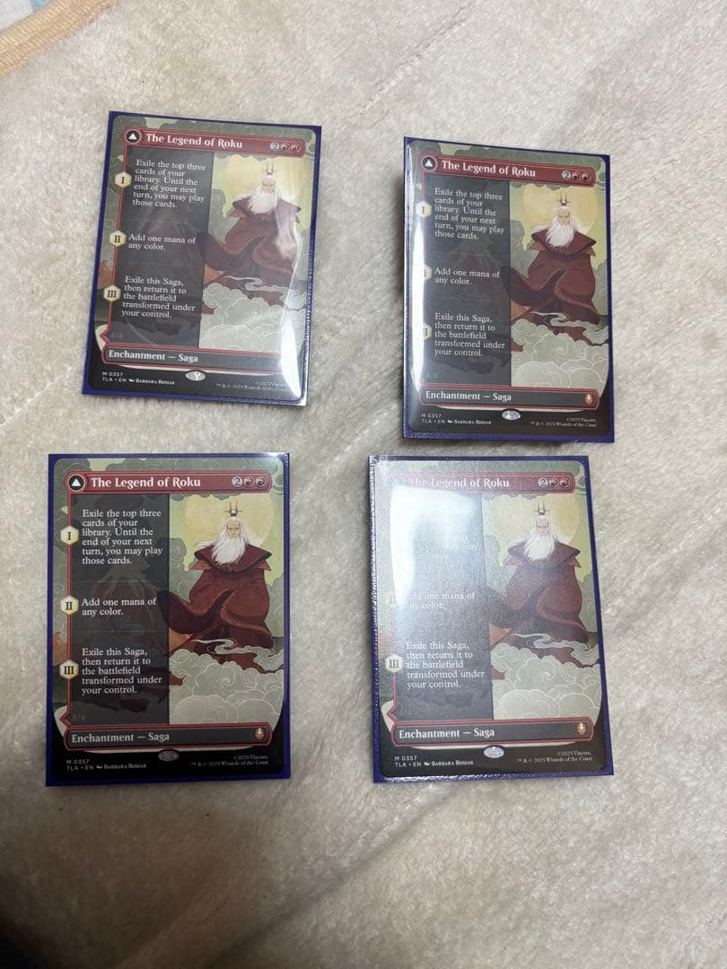 ロクの伝説　英語　ボーダーレス　4枚セット