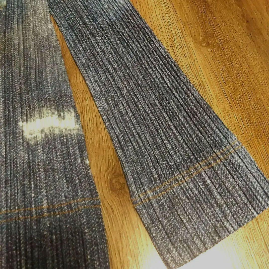 プリーツプリーズ⚪イッセイミヤケ⚪デニム柄【極美品★レア】