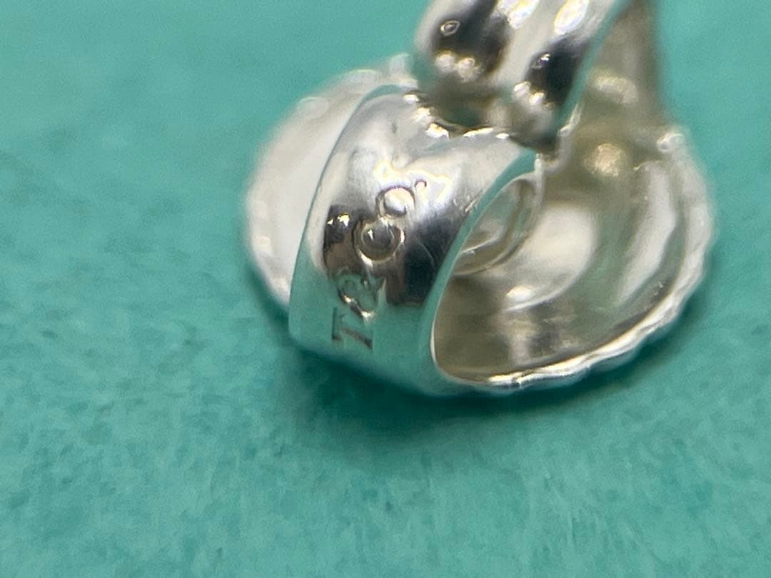 c720 ティファニー　バイザヤード　アクアマリン　ピアス　シルバー　925