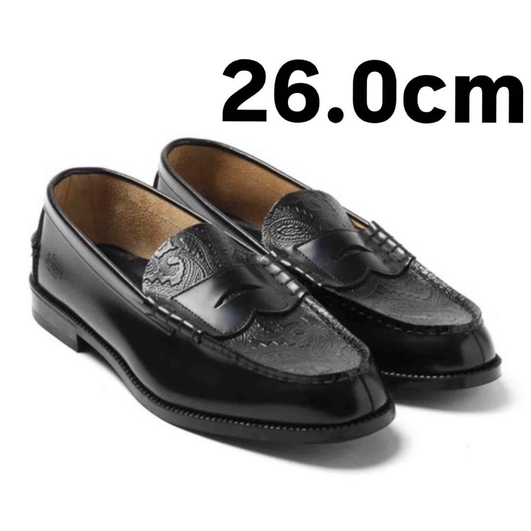 新品未使用 Kenford Fineshoes ローファー ペイズリー 26.0