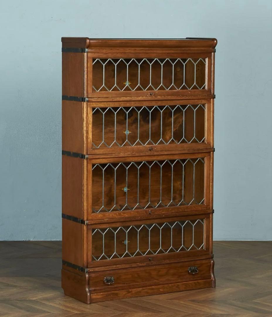 グローブヴェルニッケ社　スタッキングブックケース　アンティーク家具　本棚