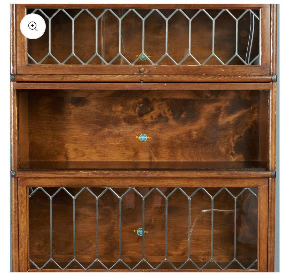 グローブヴェルニッケ社　スタッキングブックケース　アンティーク家具　本棚