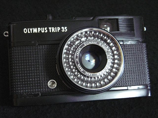 付属品多数稀少黒 撮影可 オリンパス トリップ 35 olympus trip