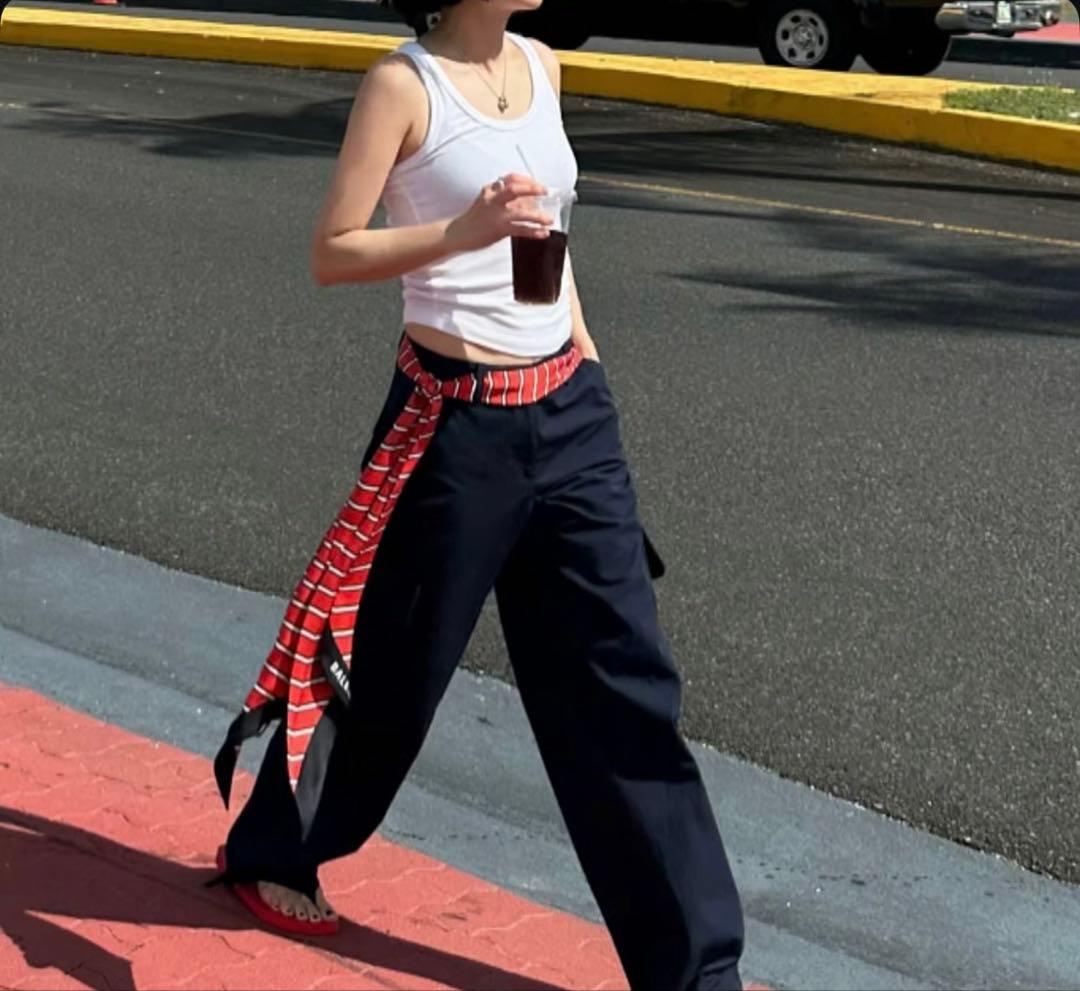 【タグ付新品】 ok.soon low rise cargo pants