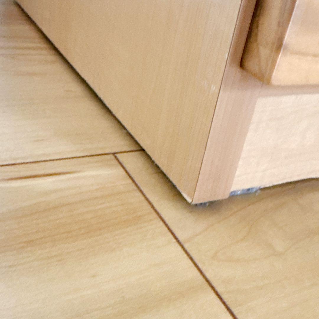 【格安】ニトリ タンス 6段 幅80cm ライトベージュ 収納棚 レール付き