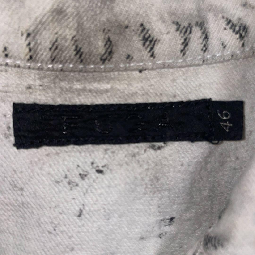 【FUGA】希少 Damage&Chain Denim Jaket 白