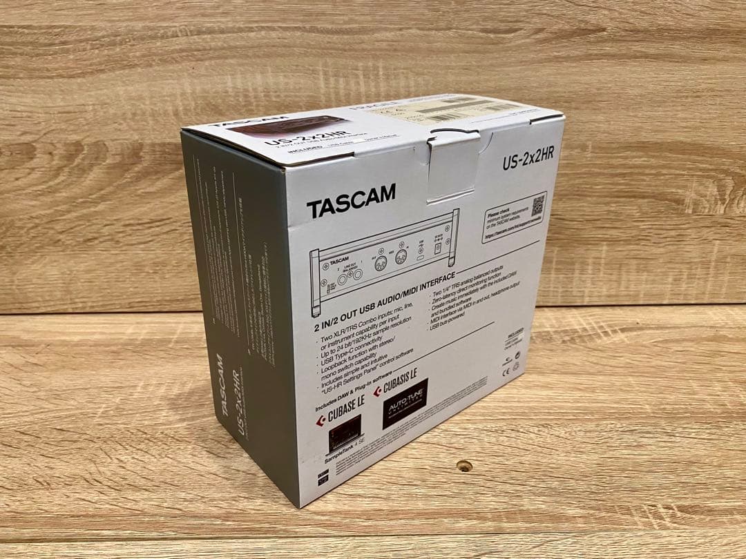 TASCAM US-2x2HR オーディオインターフェイス(新品同様おまけつき)