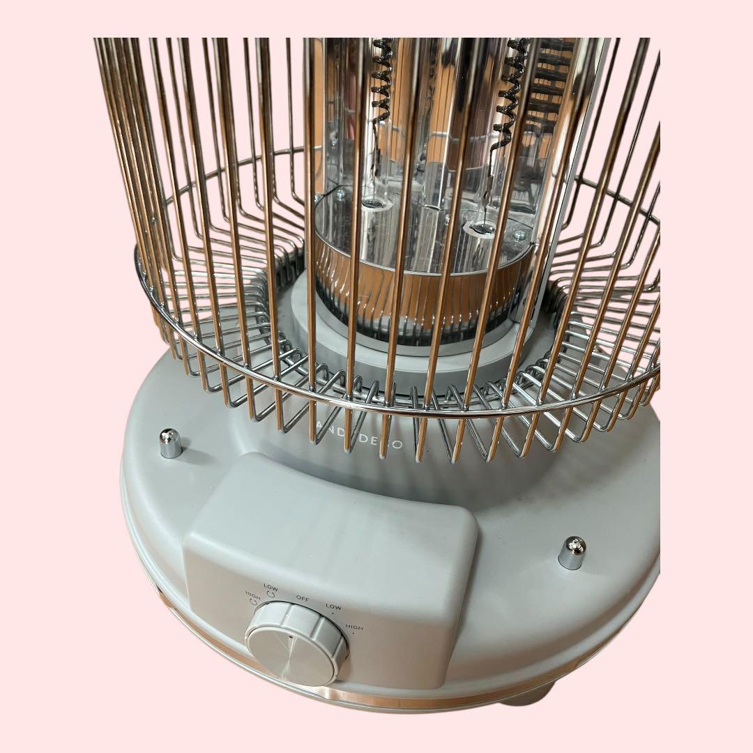 か*う様 AND DECO/アンドデコ レトロ カーボン ヒーター チャコールグ