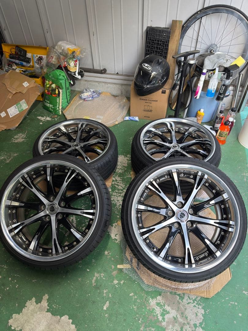 work シュバート sc4 19インチ 9j 10j ホイールセット