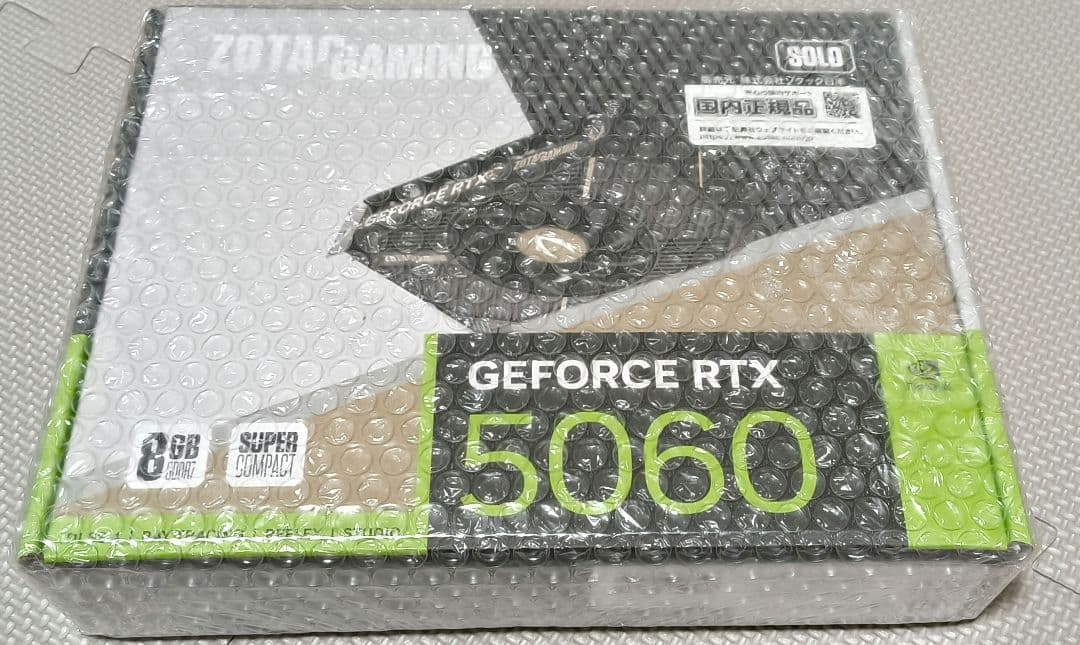 グラフィックボード・グラボ・ビデオカード ZOTAC GAMING GeForce RTX 5060 8GB