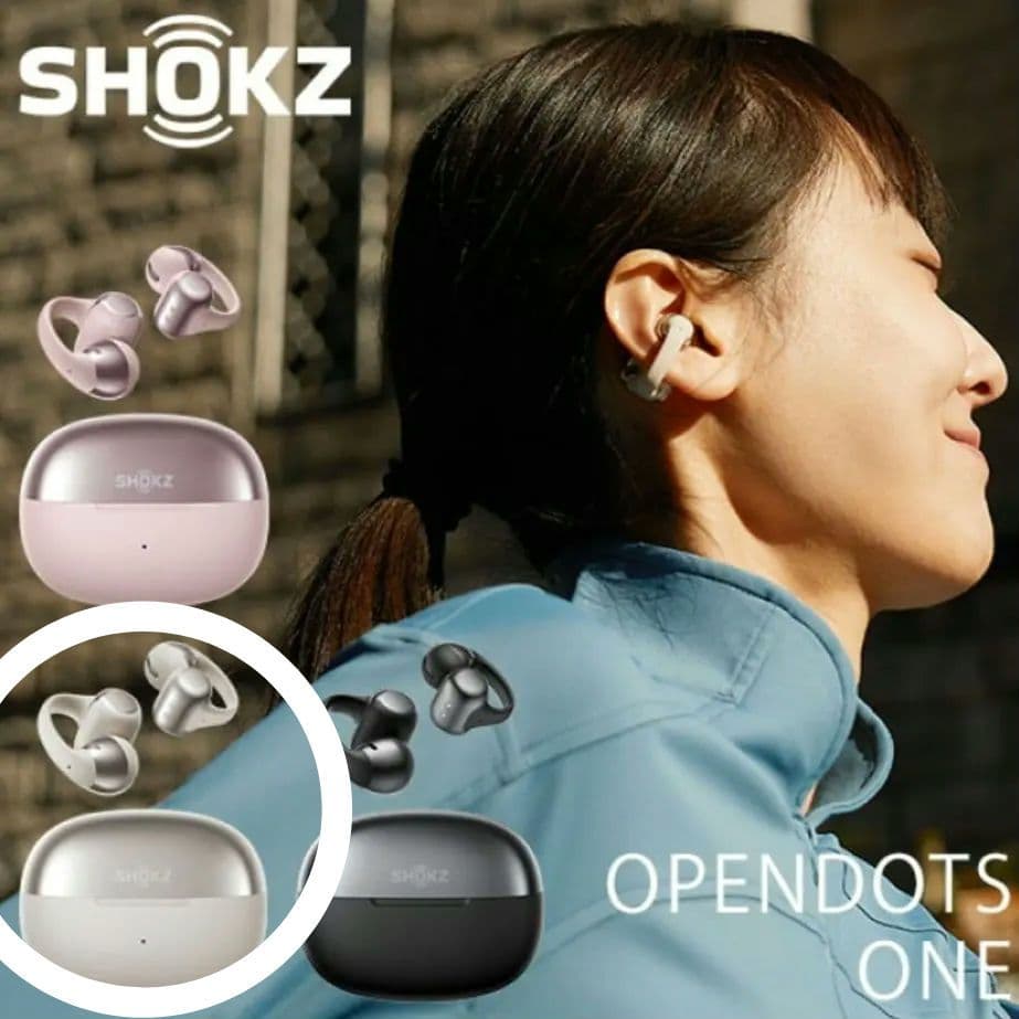 美品！ SHOKZ OPENDOTS ONE イヤホン ピンクケース付【6日迄】