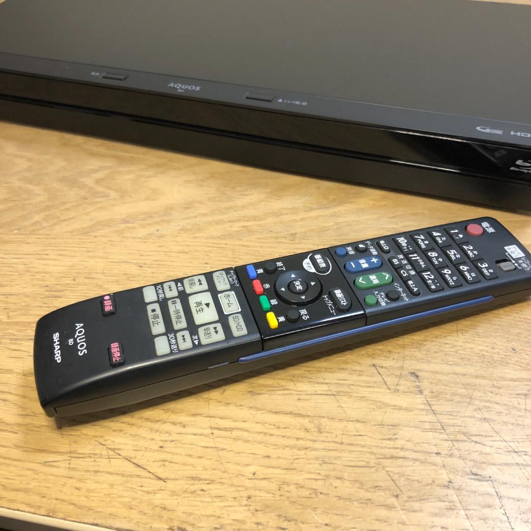 2019年製　　シャープ AQUOS ブルーレイレコーダー　２B-C05BW1