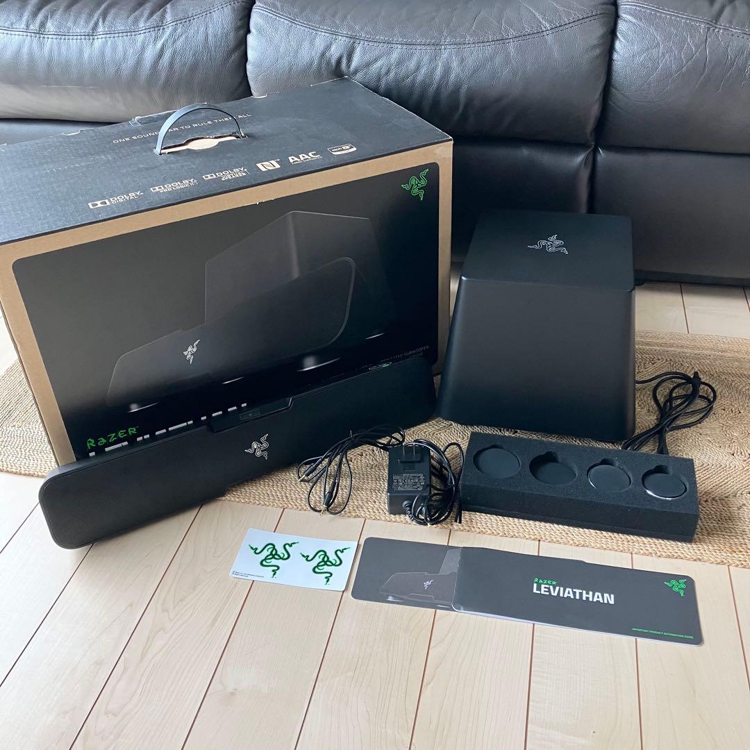 死者も.様　Razer Leviathan サブウーハー付デジタルサウンドバー