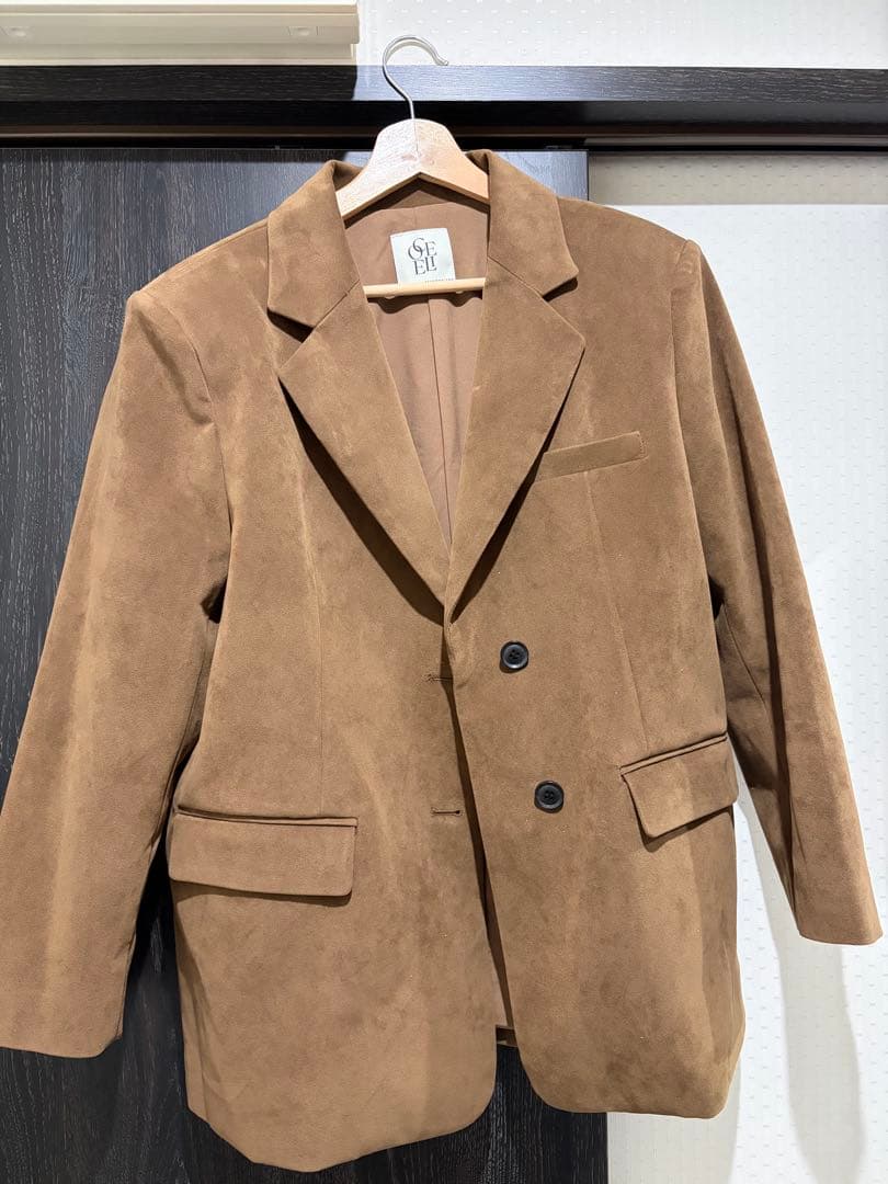 【みかん】COELIE スエードライクオーバージャケット