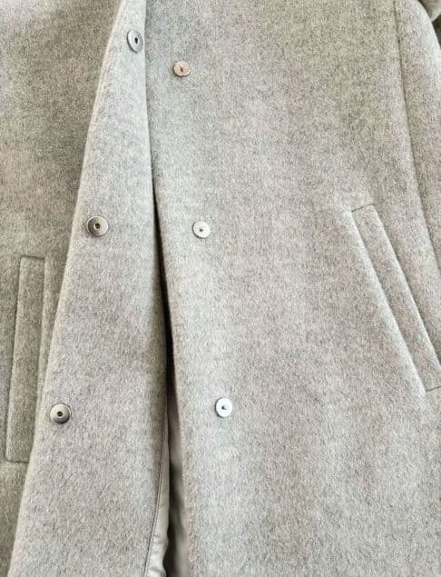 極美品✨SHIPS シップス SUPER140 キーネック　ショート コート