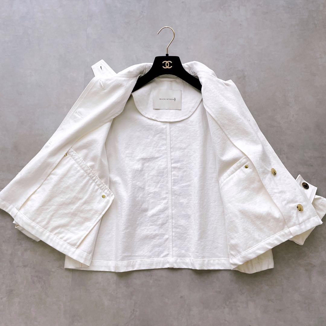 極美品✨25SS MACKINTOSH HUMBIE DENIM ジャケット 白