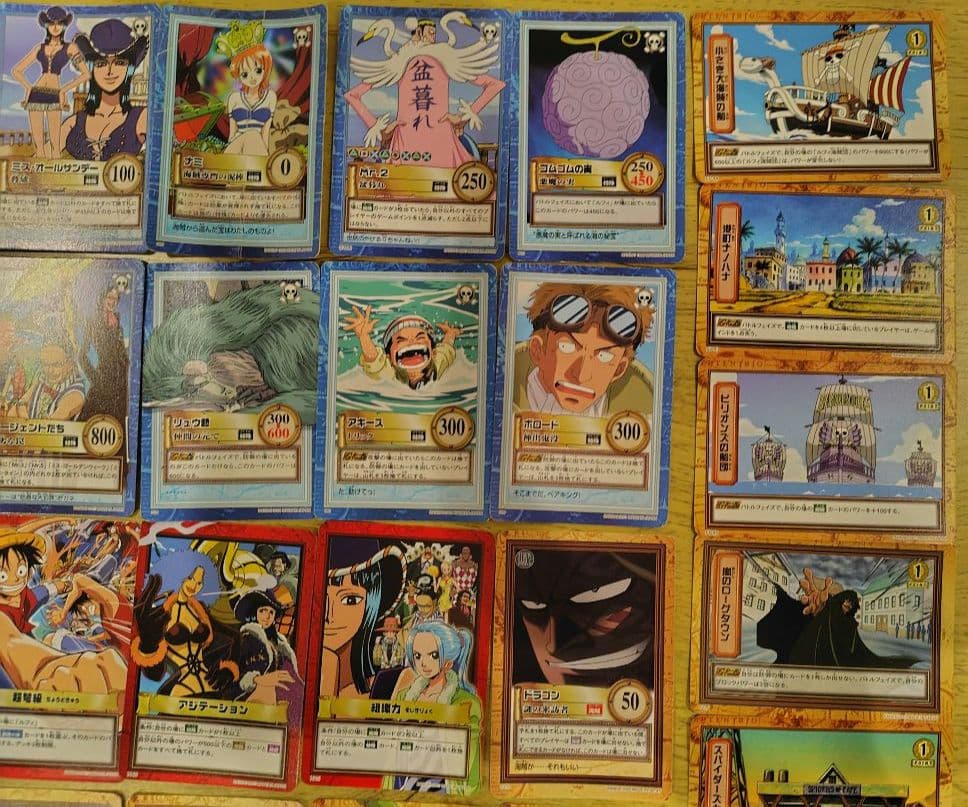 【絶版品】ONE PIECEカードダス ハイパーバトル 62枚 ナミ ゾロ 他