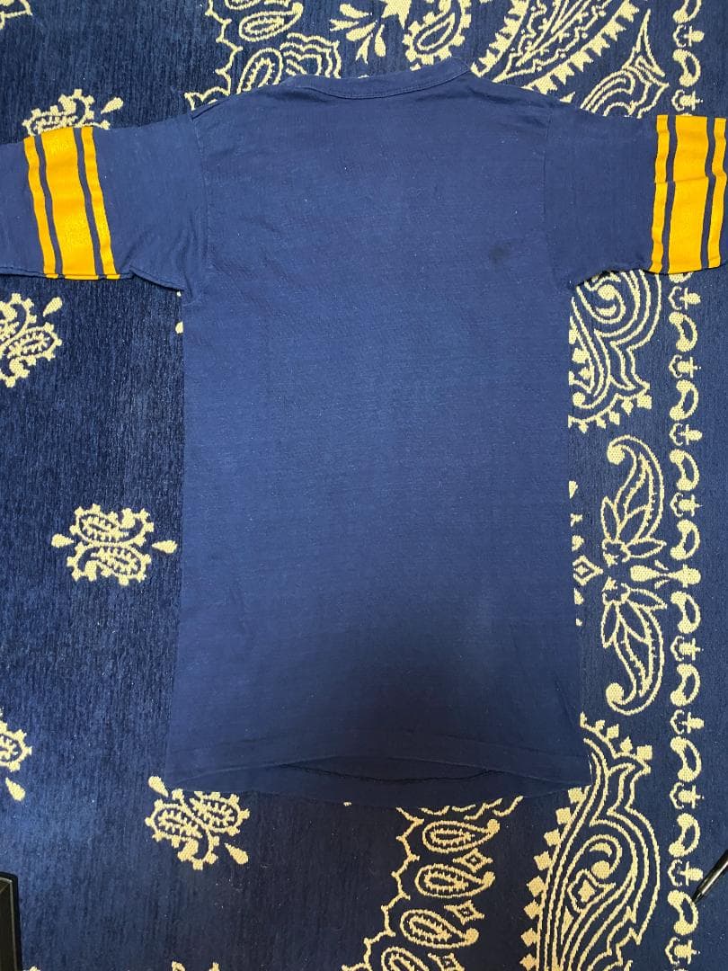 シャツ 70's CHAMPION FOOTBALL T-SHIRTS M/NAVY