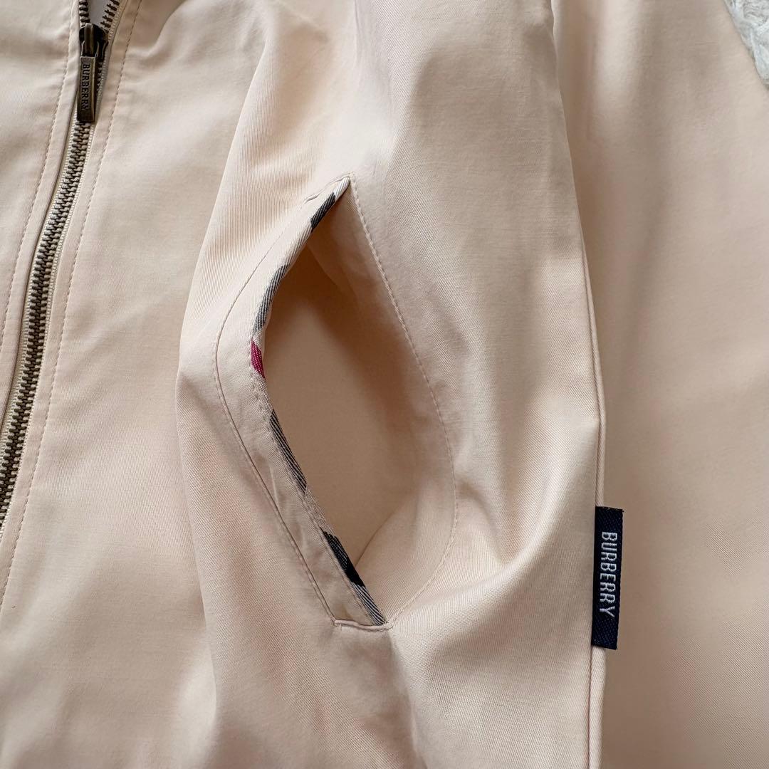 バーバリーロンドン☆スタンドカラージャケット ノバチェック ベージュ アウター